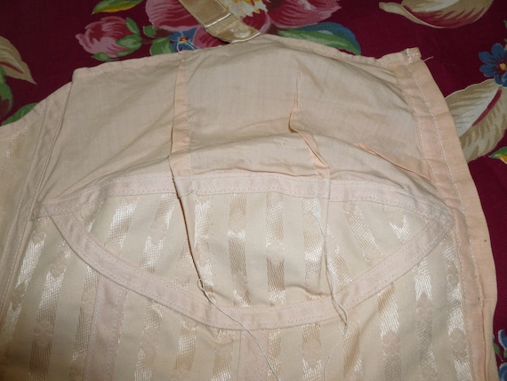 Antique Vintage 1930s 1940s Corset Bralette Camis… - image 7