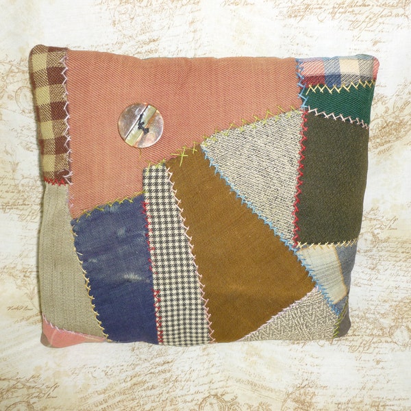 Crazy Quilt Pillows Etsy