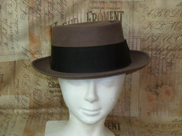 Suit Fedora Hat 1940s Light Brown Felt Hat Brown Felt Hat 1940s