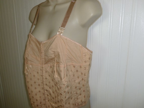 Antique Vintage 1930s 1940s Corset Bralette Camis… - image 2