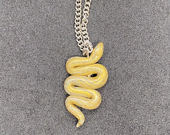 Handgemachte Ton-Schlange Anhänger-Halskette: USA Schmuck Charm