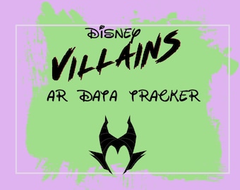 Disney Schurken AR Datentracker, Klassenzimmer Printable (PDF)