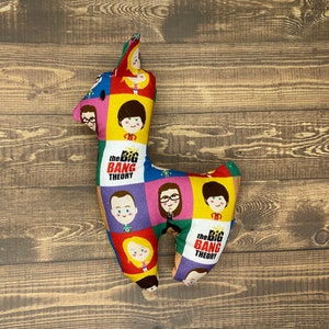 Big Bang Theory gevulde lama/lama knuffeldier/babyshower/verjaardag/lama pluche/handgemaakt/gemaakt in de VS/