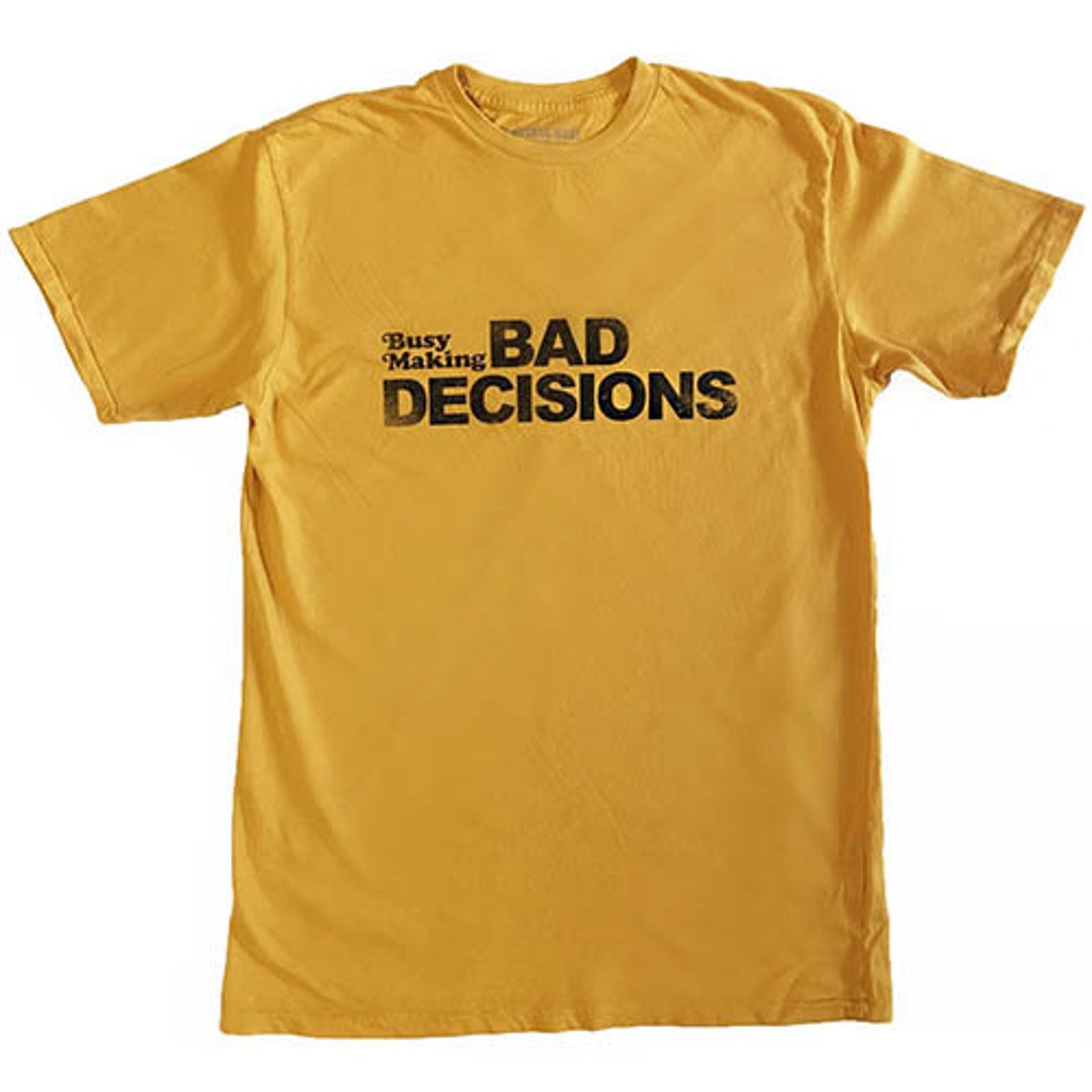 Busy Making Bad Decisions Womens Graphic Tee Vintage Etsy