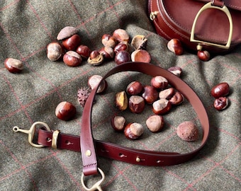 シンプルなスナッフルビット形状の乗馬ベルト