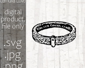 Key to Lallybroch Ring, digital file only .svg, .png, . jpg