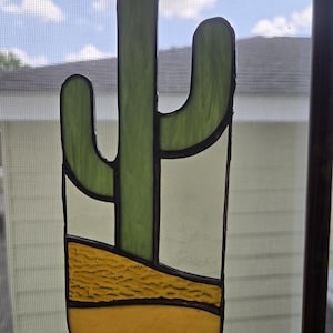 Stained Glass Cactus