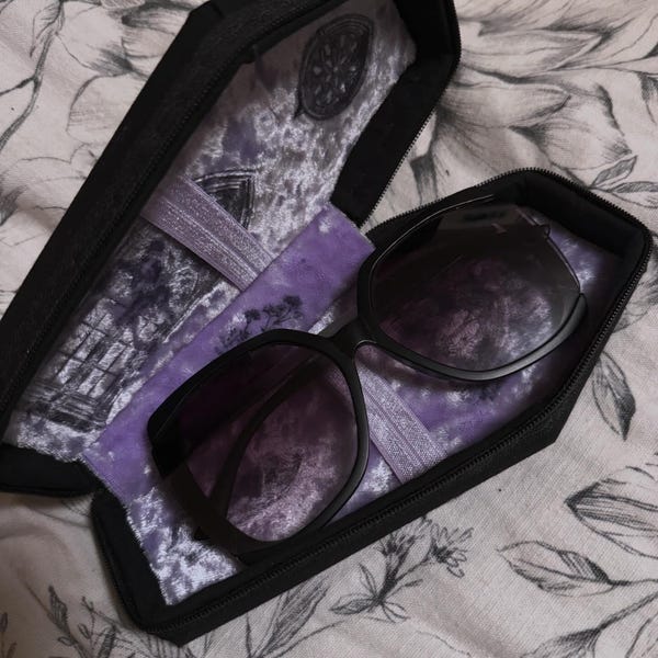 Pre-Order Coffin Clutch Sunglass Eyeglass Pencil Case