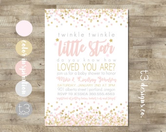 LITTLE FOX CHRISTENING Invitations Cute pink WOODLAND DESIGN Pack of 8