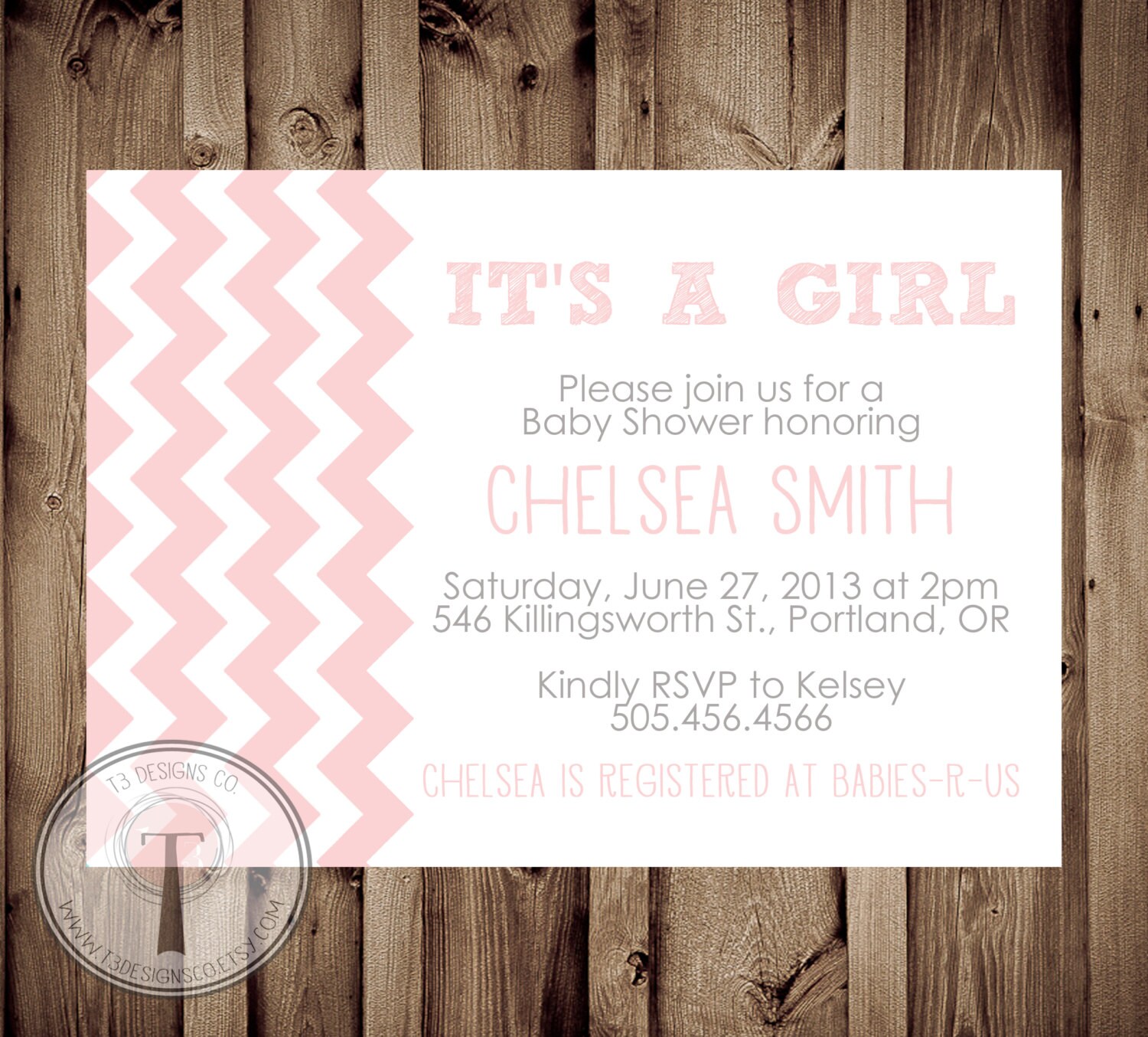 Baby Girl baby shower invitation BABY SHOWER invitation baby Etsy