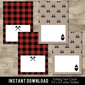 Carte De Remerciement De Bucheron Anniversaire De Bucheron Etsy