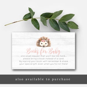 Rustic Boho Woodland Baby Shower Invitation 5x7 Editable File CORJL, Send digitally or 15307 image 4