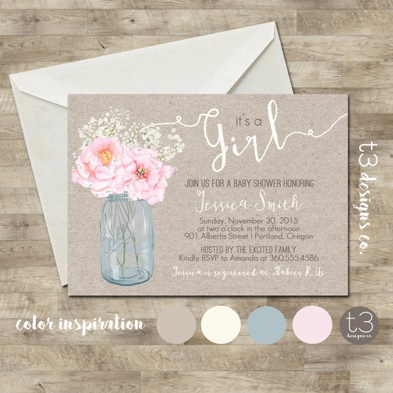 country girl baby shower