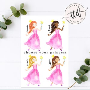 Magical Princess Birthday Invitation, Unicorn Birthday Invitation, Girl Birthday Invitation, Unicorn Party, Fairy Birthday image 3