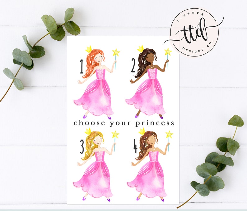 Magical Princess Birthday Invitation, Unicorn Birthday Invitation, Girl Birthday Invitation, Unicorn Party, Fairy Birthday image 3