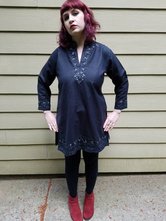 Cotton Tunic Dress - image 5