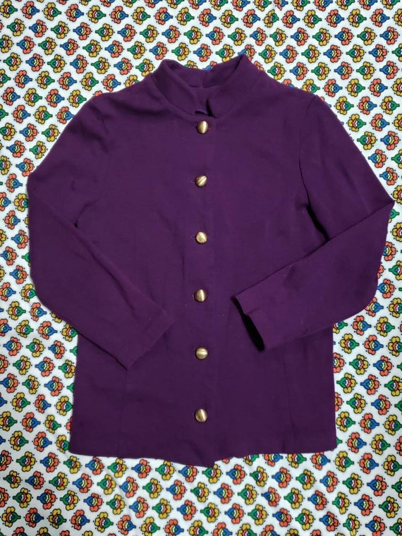Purple wool 60s Sweater