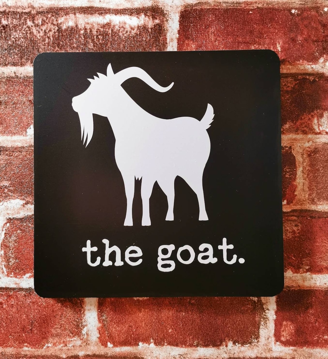 The GOAT Wall Decor greatest of All Time Etsy