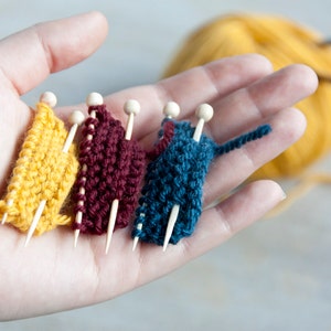 Knitting pin | set of 3 pieces | pure wool