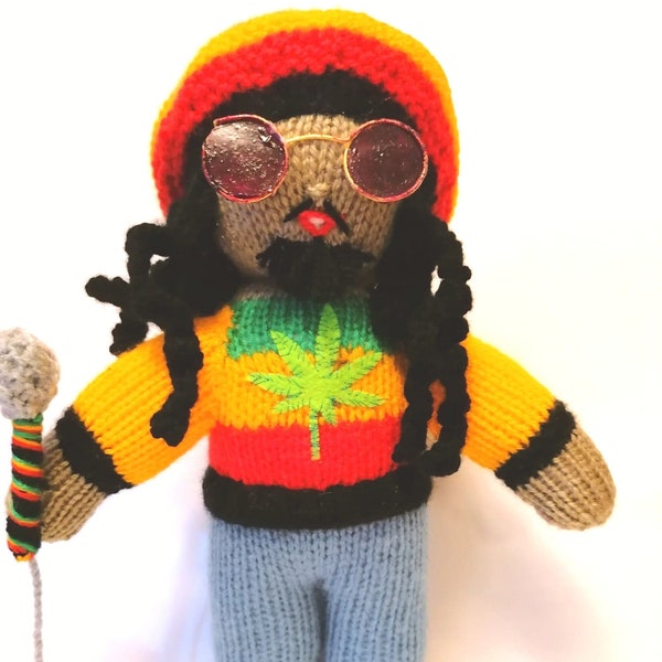 Modèle de tricot Bob Marley