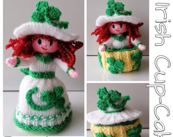 Irish Cupcake Doll Knitting Pattern