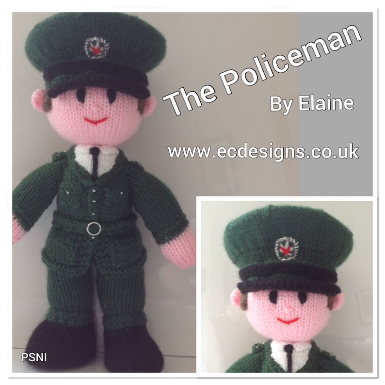 PSNI Male Officer Knitting Pattern