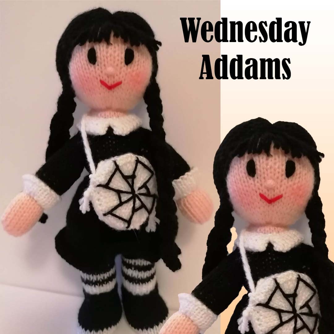Wednesday Addams Knitting Pattern Etsy