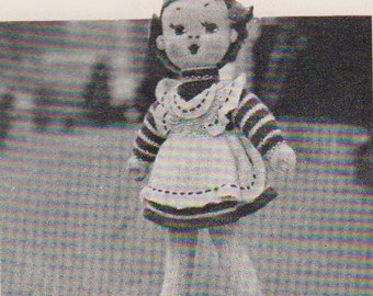 Vintage Knitting Pattern Belinda Doll. PDF