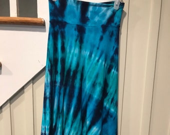 NEW TO SHOP. fold over maxi skirt, maxi skirt, maxi skirt for women, birthday gift for her, rayon fold over maxi, summer skirt