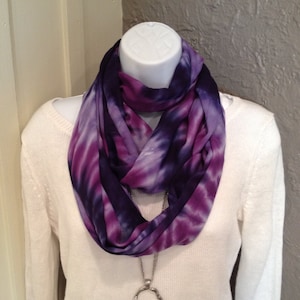 Scarf women, tie dye infinity scarf, scarf women handmade, womens Christmas gift, grab bag gift, stocking stuffer, woman gift