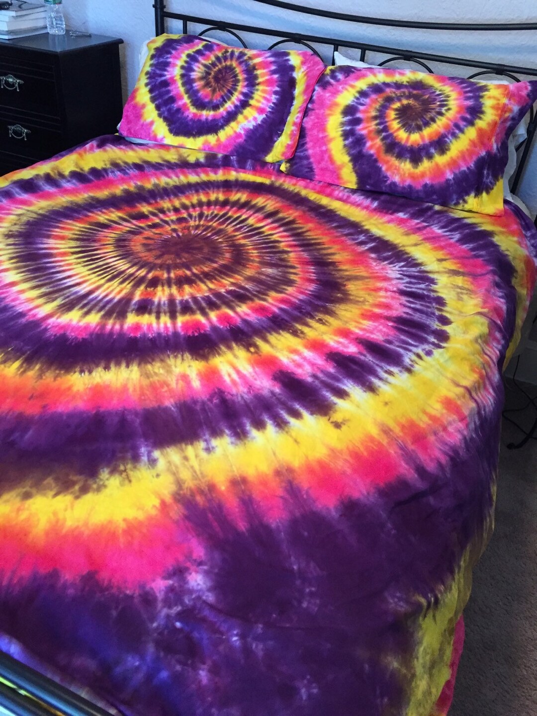 Tie Dye Sheets, Tie Dye Duvet Cover, Unique Gift Idea, Sheet Sets, Birthday Gift Girl, Birthday
