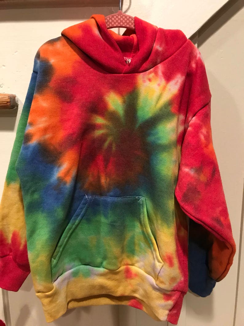 tie dye hoodie youth