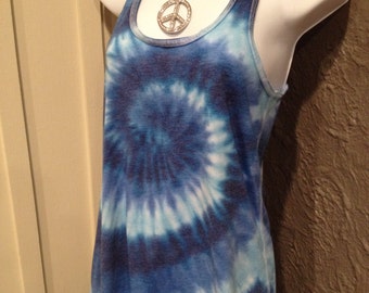 Tie dye tank, women's tank, beach tank top, racerback tank, tees and tops, tie dye tshirt, tie dye tank top, beach wear