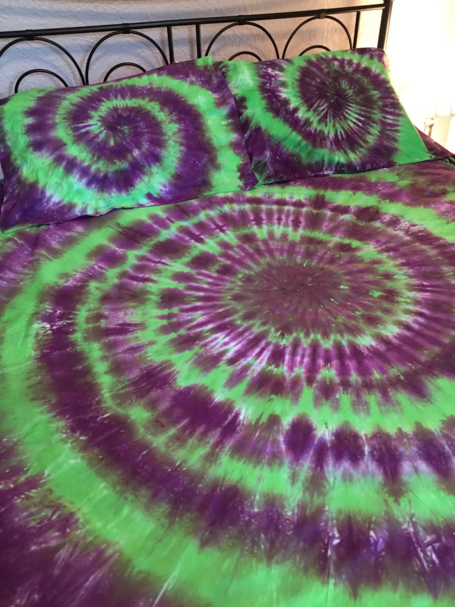 Tie Dye Sheets Tie Dye Duvet Cover Birthday Gift Girl Etsy