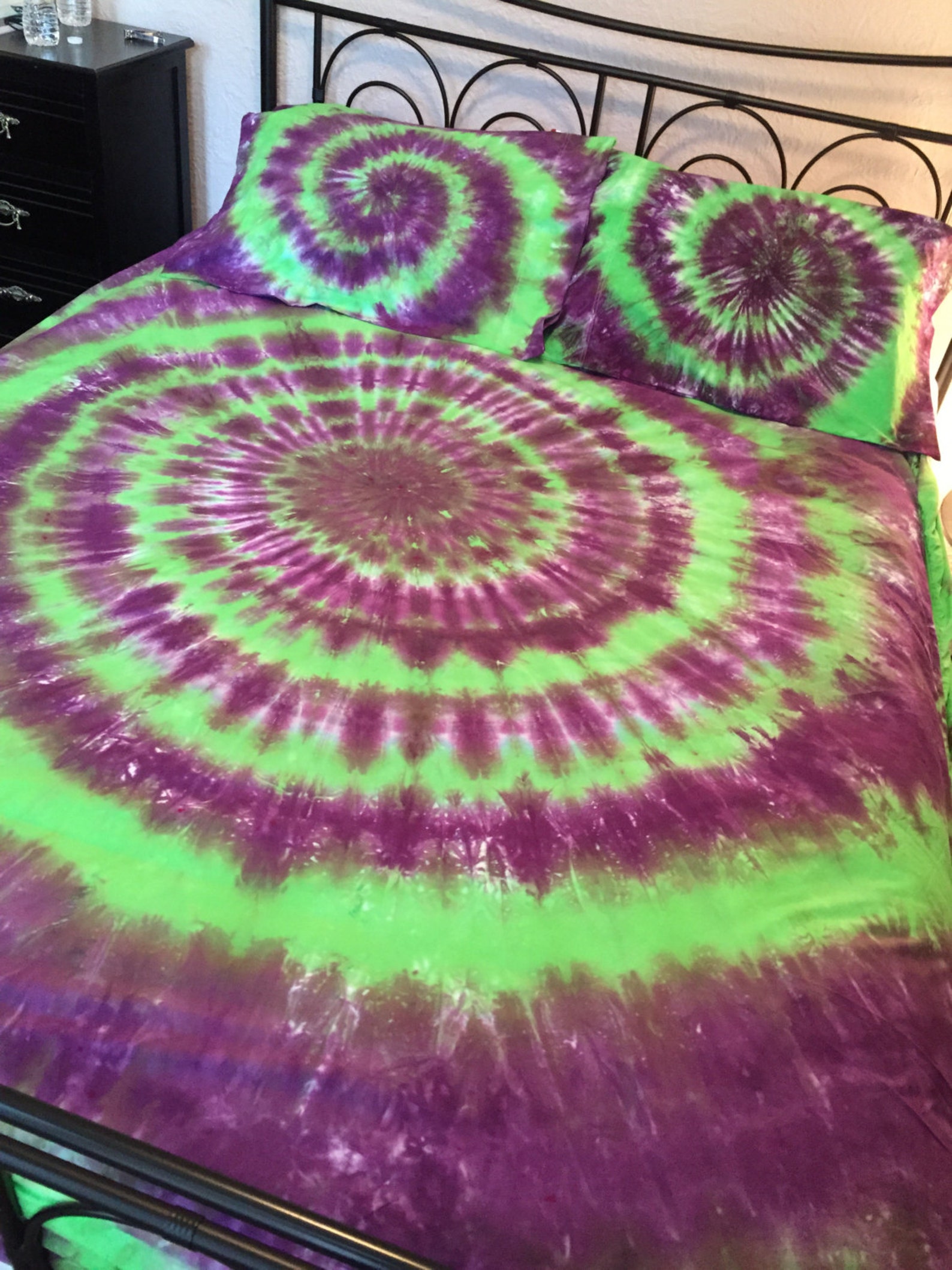 Tie Dye Sheets Tie Dye Duvet Cover Birthday Gift Girl Etsy