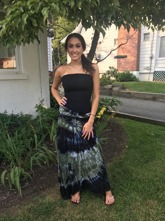 Fold over clearance maxi skirt outfit