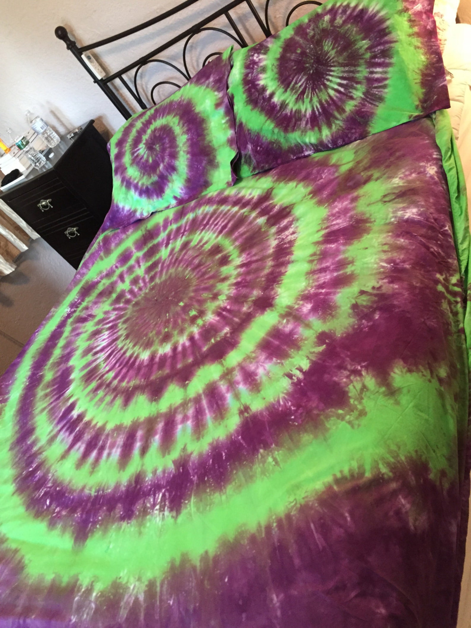 Tie Dye Sheets Tie Dye Duvet Cover Birthday Gift Girl Etsy
