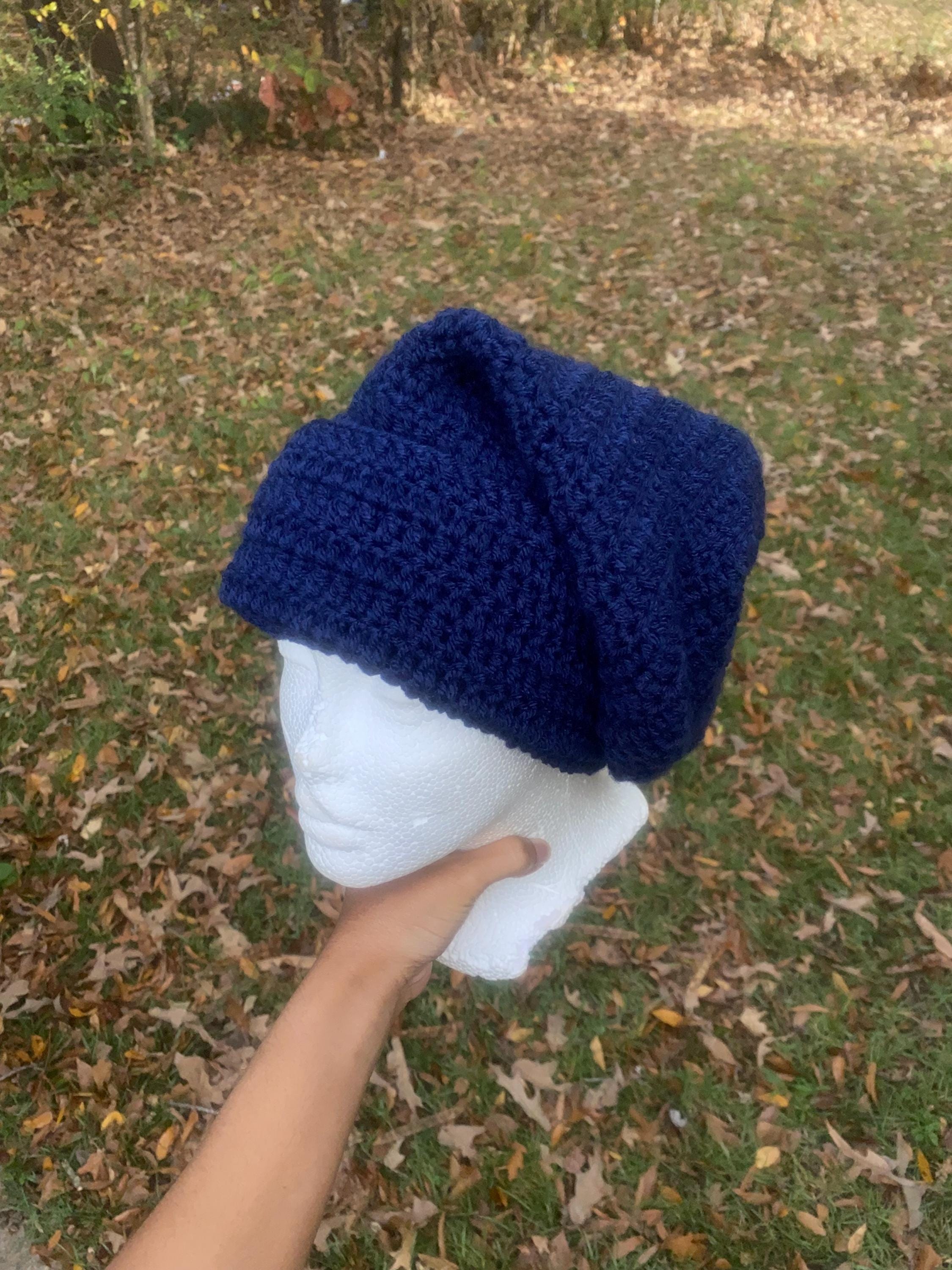 Crochet Slouch Hat/beanie Etsy