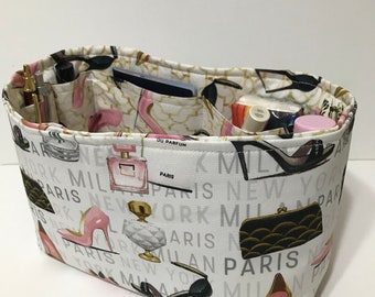 Bella Moda Parigi - Glamour Heels Design Purse Organizer Insert -Pannolino Caddy - Personal Organizer 28"