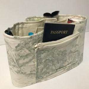 Toile, Paris Design Purse Organizer Insert    29"  Long