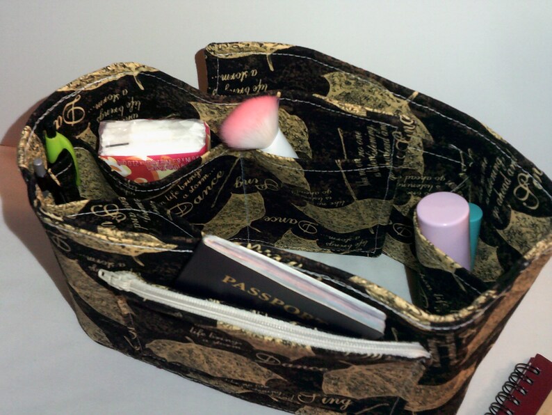 Garden Hideaway when life brings a storm ...Dance Design Purse Organizer Insert 29 Long