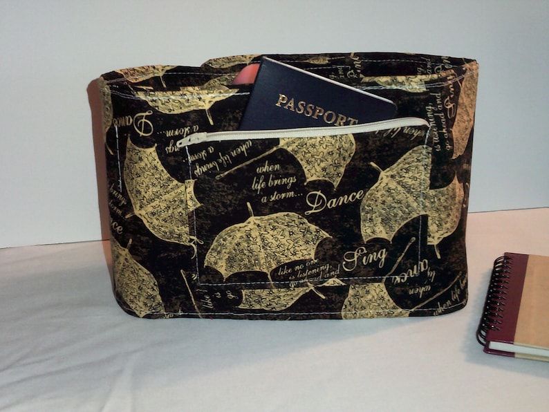 Garden Hideaway when life brings a storm ...Dance Design Purse Organizer Insert 29 Long