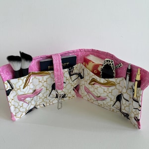 Pochette de sac à main - Pochette de sac - Organiseur de sac à main rose Paris Design - 35 cm de long