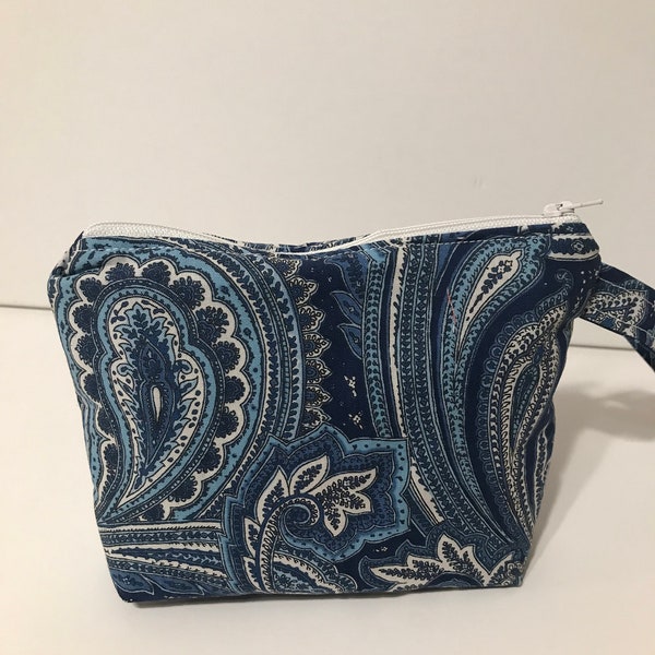 Makeup Bag, Paisley Makeup Bag, Cosmetic Bag, Pouch, Travel Bag, Toiletry Bag