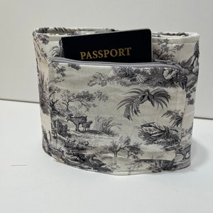 Toile, Paris Design Monedero Organizador Inserto 23" De Largo