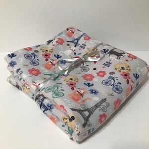 Beautiful Flannel Catnip Cat Floral Mat-Blanket- Sleep Mat- Warm Sleep Pad-Nap Mat