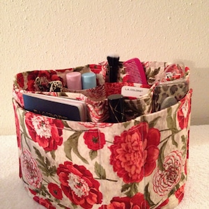 Beautiful French- Paris Design Purse Organizer Insert     29&quot; Long