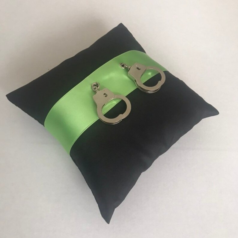 Ring Pillow handcuffs-Ringbearer cuffs