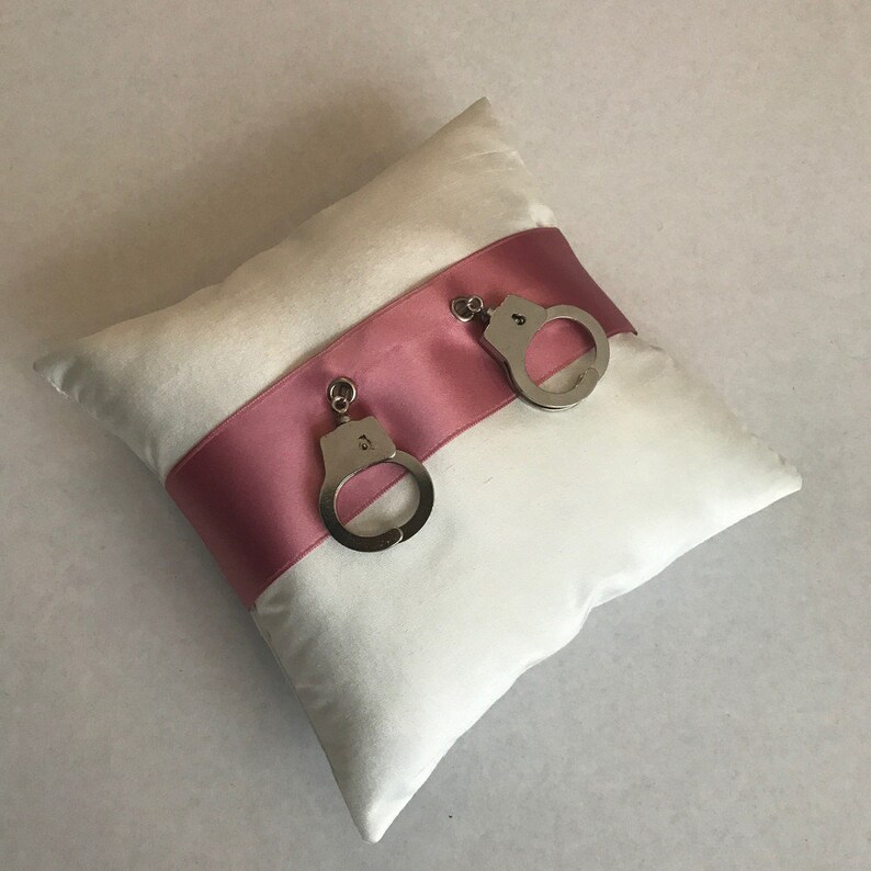 Ring Pillow handcuffs-Ringbearer cuffs