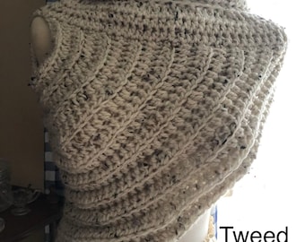 ハンガー・ゲーム風クロシェ編みカウル：カットニス・エヴァディーン セーターベスト